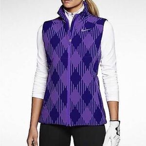 Nike golf plaid vest - women’s large